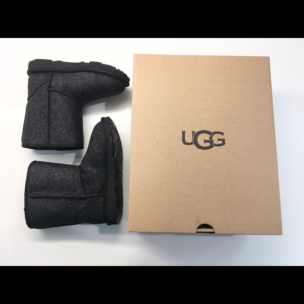 NEW! UGG Black Glitter Boots💕 - Picture 2 of 8